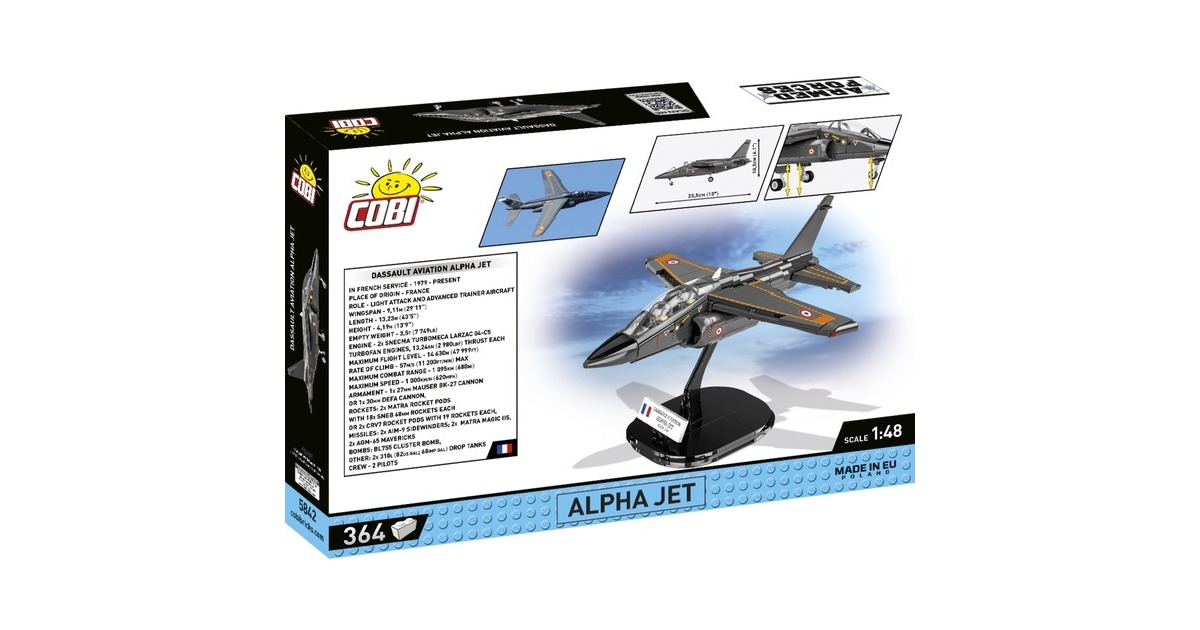 COBIArmed Forces - Alpha Jet Constructiespeelgoed  (Schaal 1:48)