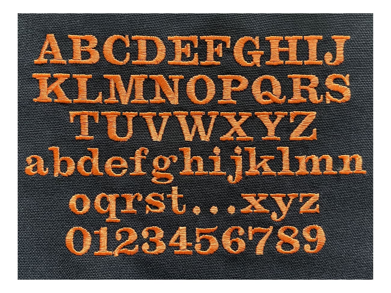 Broderie - Modèle M5 - Orange - Meilleur du Chef
