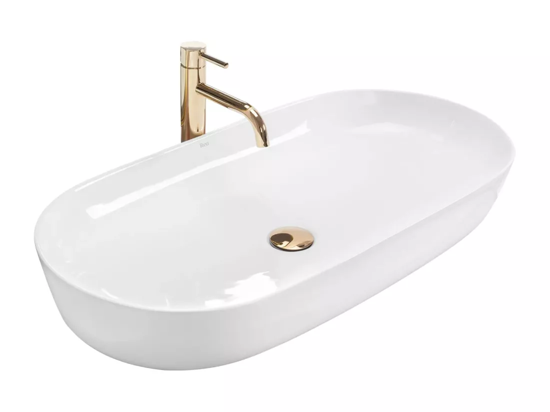 Vasque À Poser Rea Cleo 81 White