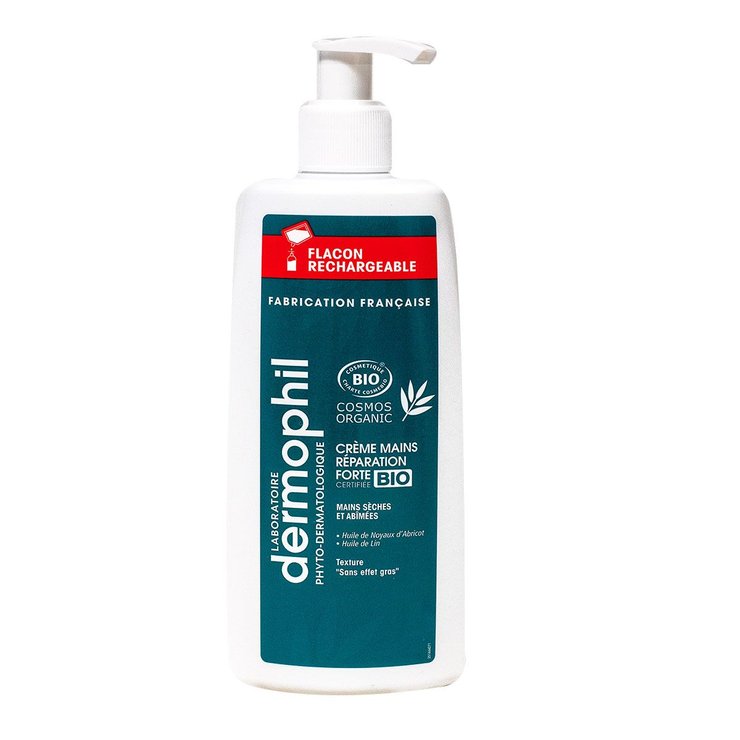 Crème mains réparation forte bio rechargeable 200ml