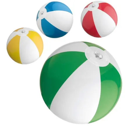 Macma Mini Strandball, 4 Stück je 1x blau, rot, gelb und grün