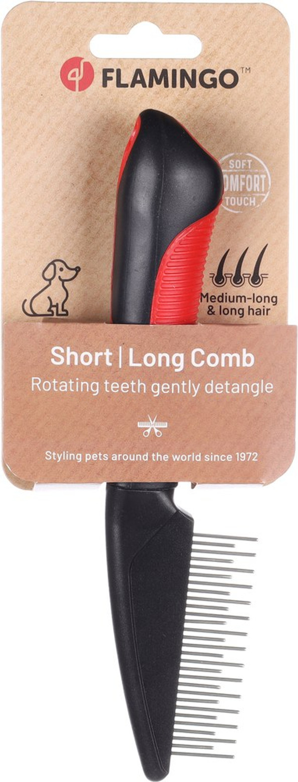 Flamingo f-1030229 - Peigne rotatives Court/long Premium Care