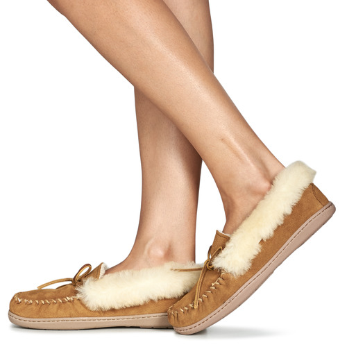 Minnetonka - ALPINE SHEEPSKIN MOC - Marron