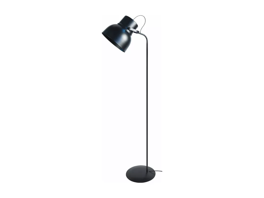 Lampadaire articulé métal noir150 cm.