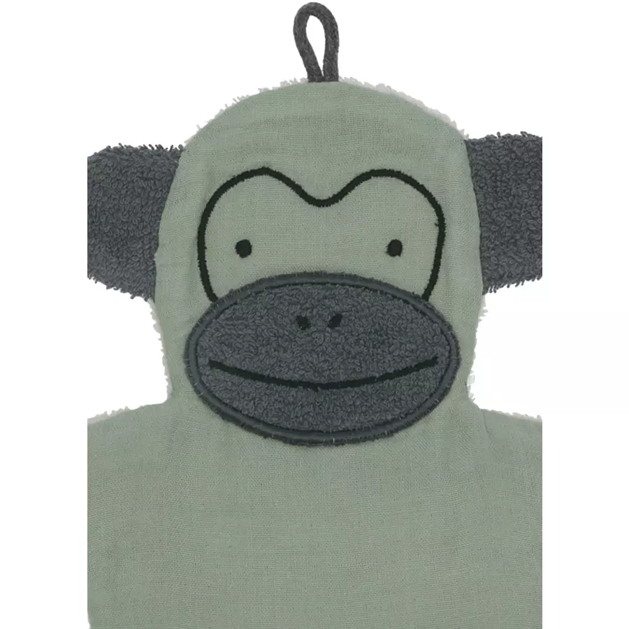 Sterntaler Waschhandschuh Albert grün