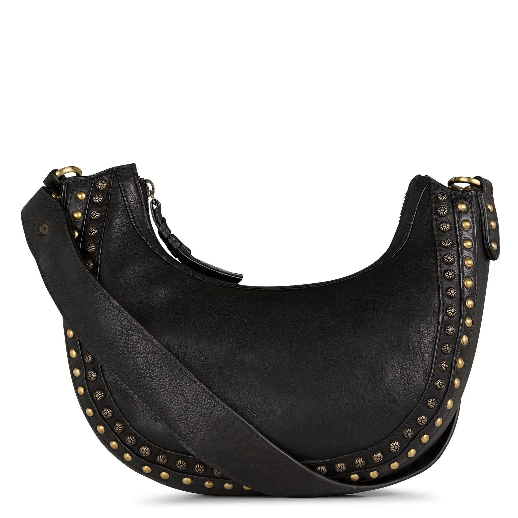 GASPARD - Sac bandoulière en cuir | Noir