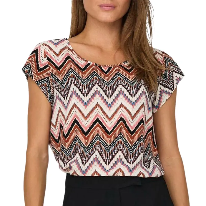 Only Vic S/S AOP Top Dames