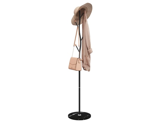 VIDAXL - Porte manteau Porte-manteau noir 177 cm fer enduit de poudre