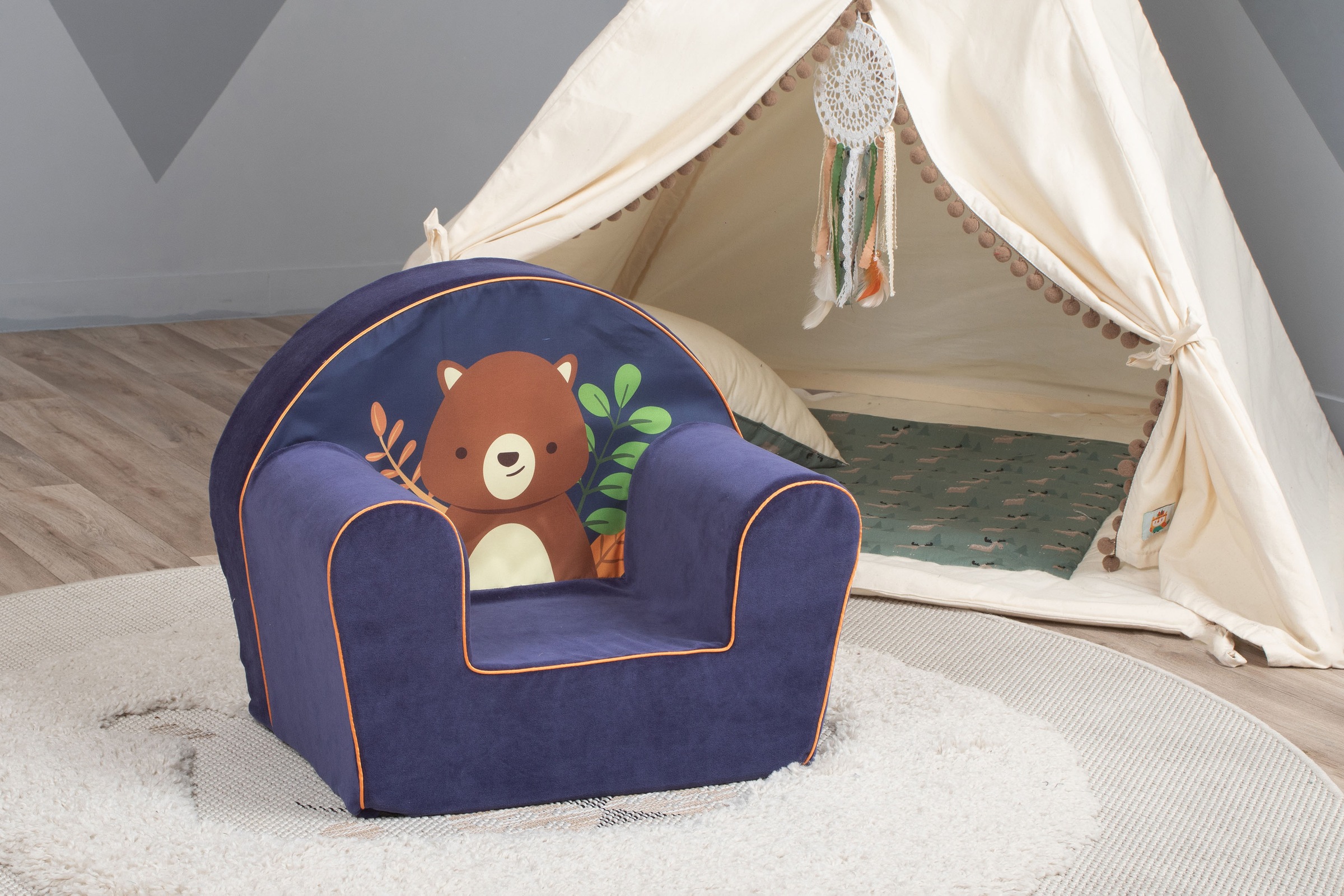 Knorrtoys® Sessel »Happy bear« für Kinder; Made in Europe