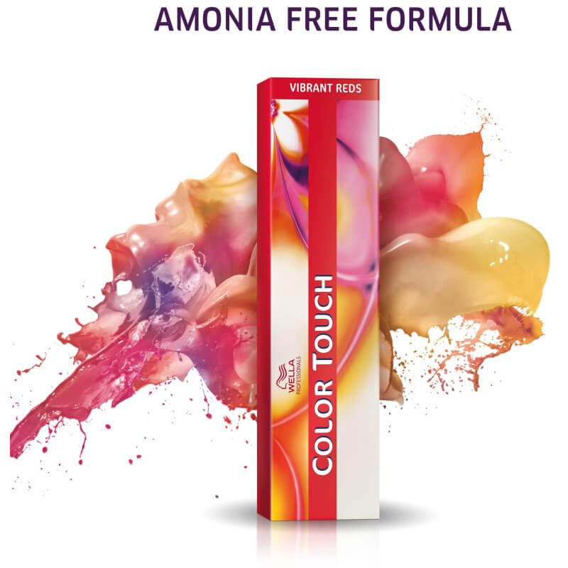 Coloration Color Touch Vibrant Reds n°3/68 châtain foncé violine perlé Wella 60ML