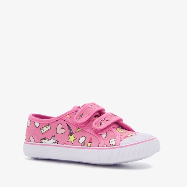 Chicane kinder gymschoenen roze met print