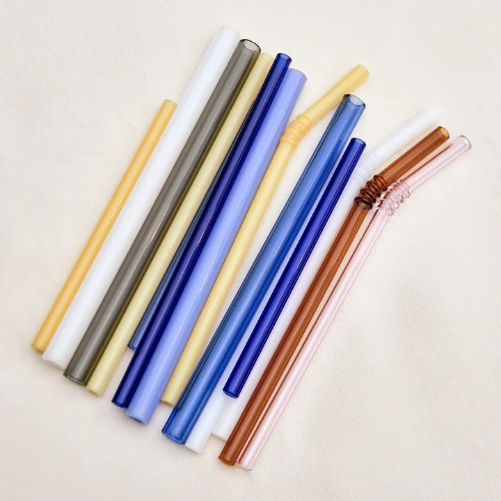 HAY - Sip Trinkhalme, Straight, opaque mix (4er-Set)