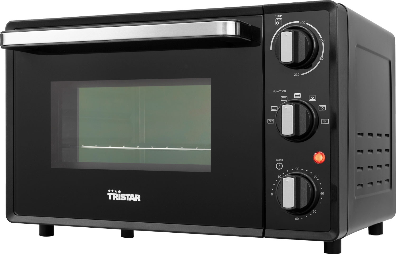Tristar Minibackofen 19 Liter schwarz