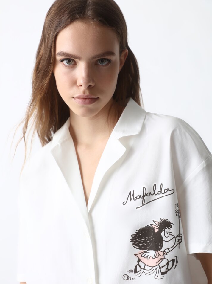 Camisa Mafalda - Branca