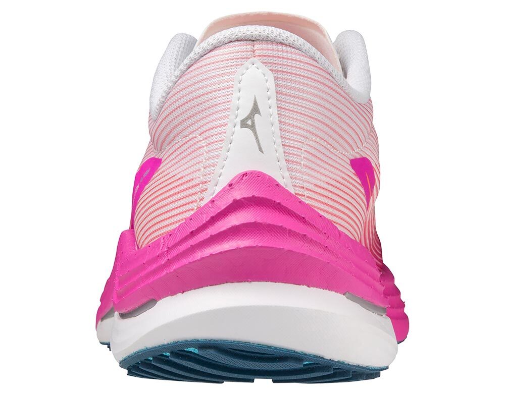 Mizuno Wave Rebellion Flash Hardloopschoenen Paars/Wit/Zilver Dames