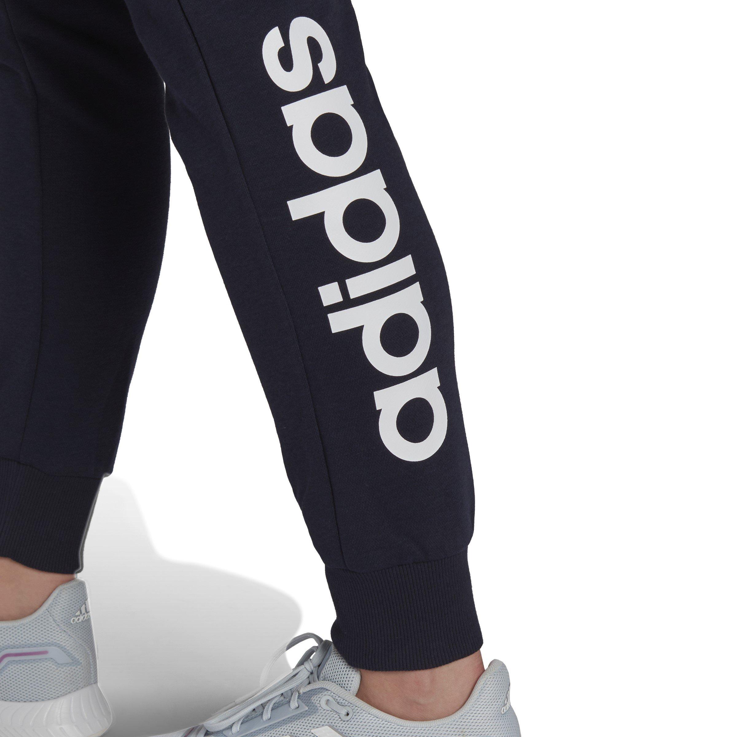 adidas Linear Slim Fit Cotton Joggers Womens