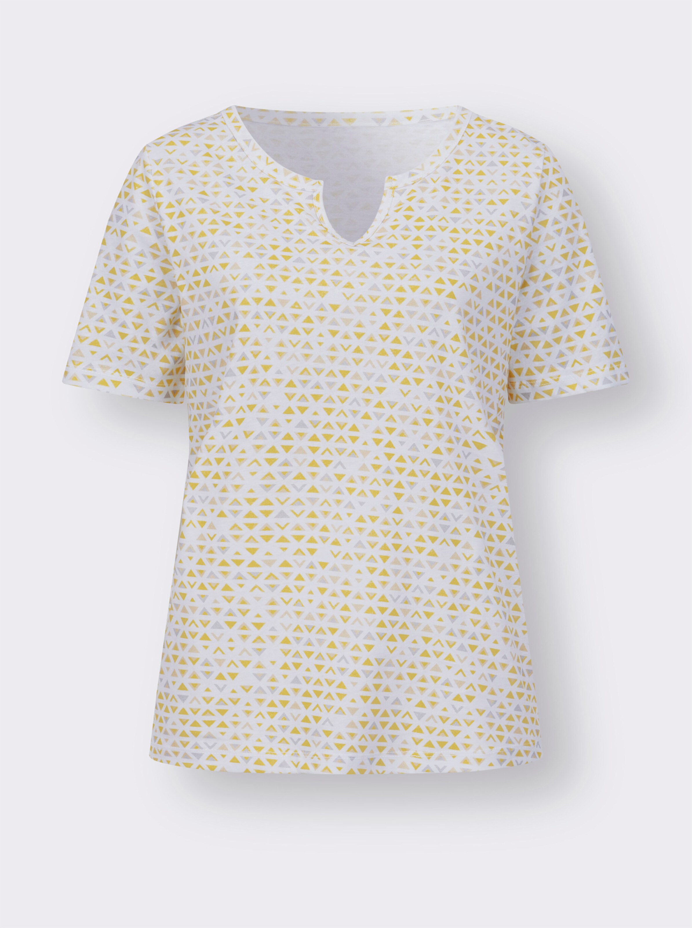 Kurzarmshirt in Baumwoll-Qualität