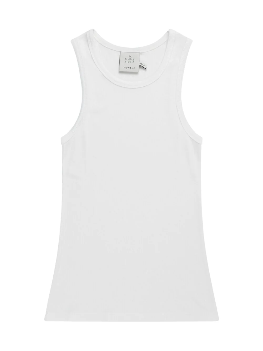 MUNTHE  Peach top - hvid