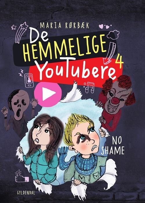De Hemmelige Youtubere 4 - No Shame - Maria Rørbæk - Bog