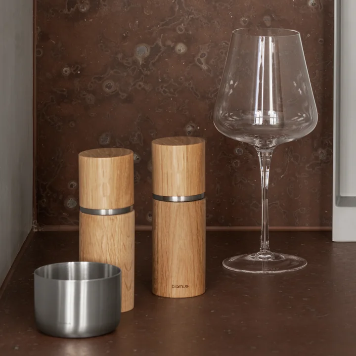 Blomus - Pepe Salz- und Pfeffermühle, Eiche (2er-Set)