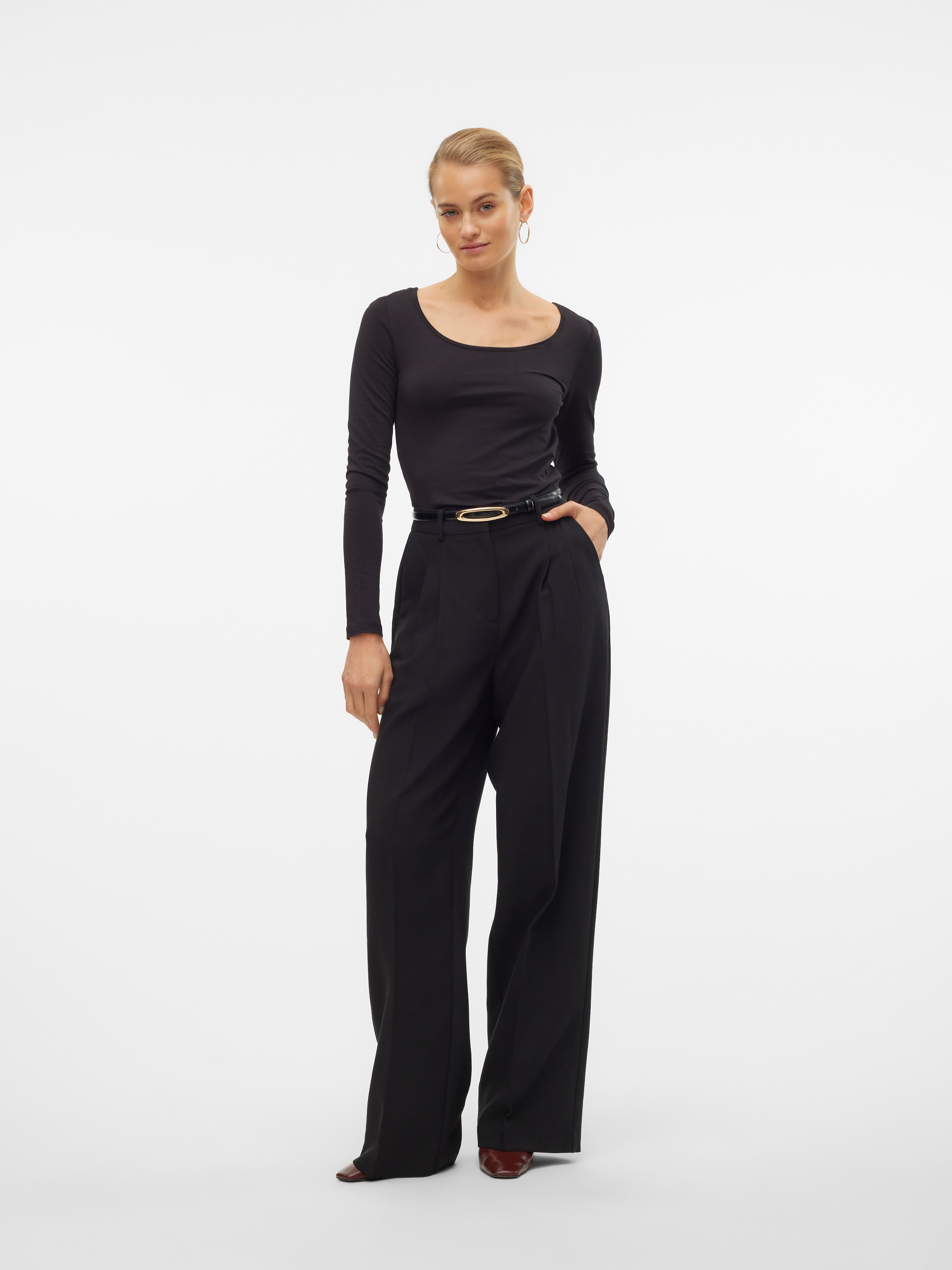 Vero Moda Langarmshirt »VMMAXI«, aus Bio-Baumwolle
