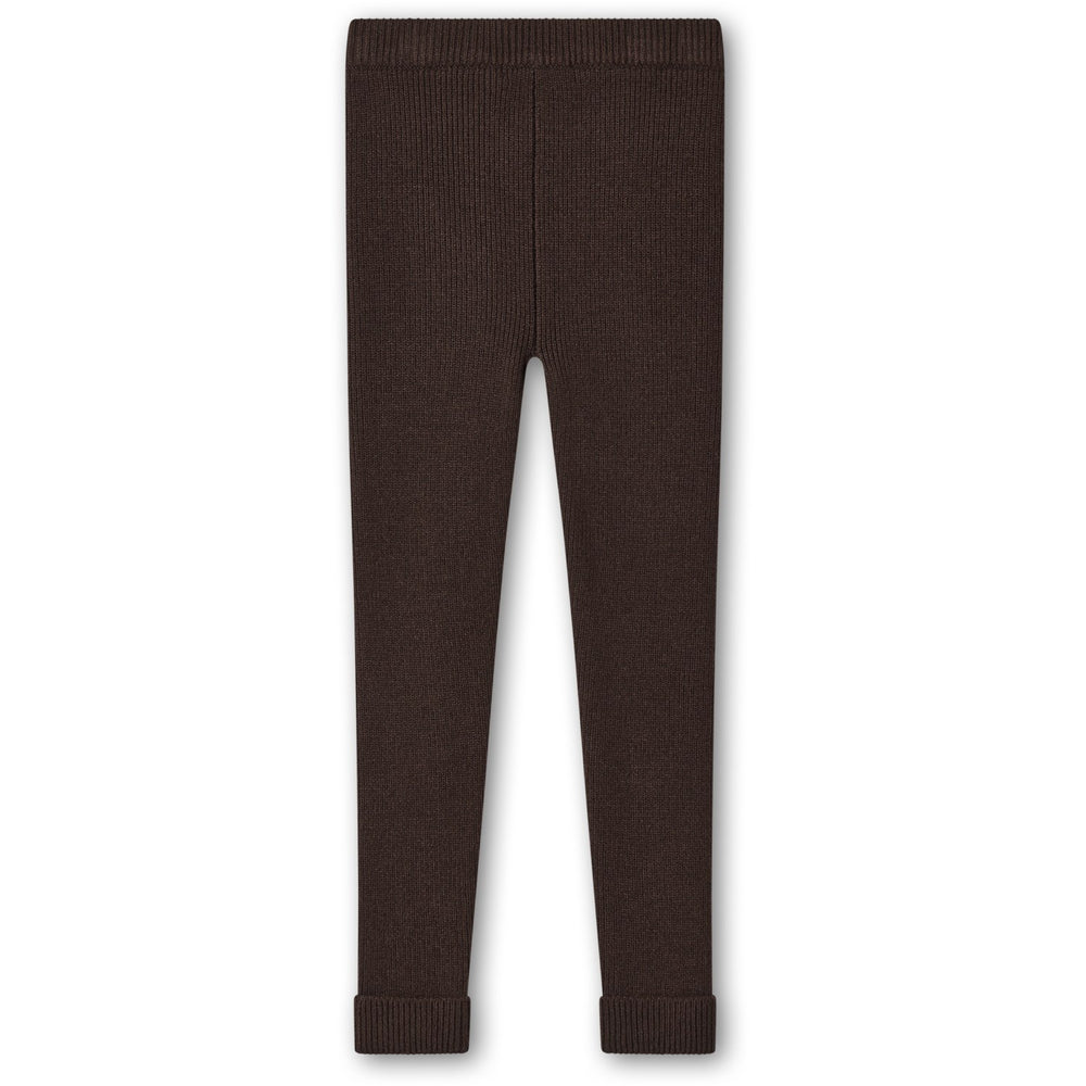 Coffee Bean Benna Rib Leggings - FLIINK