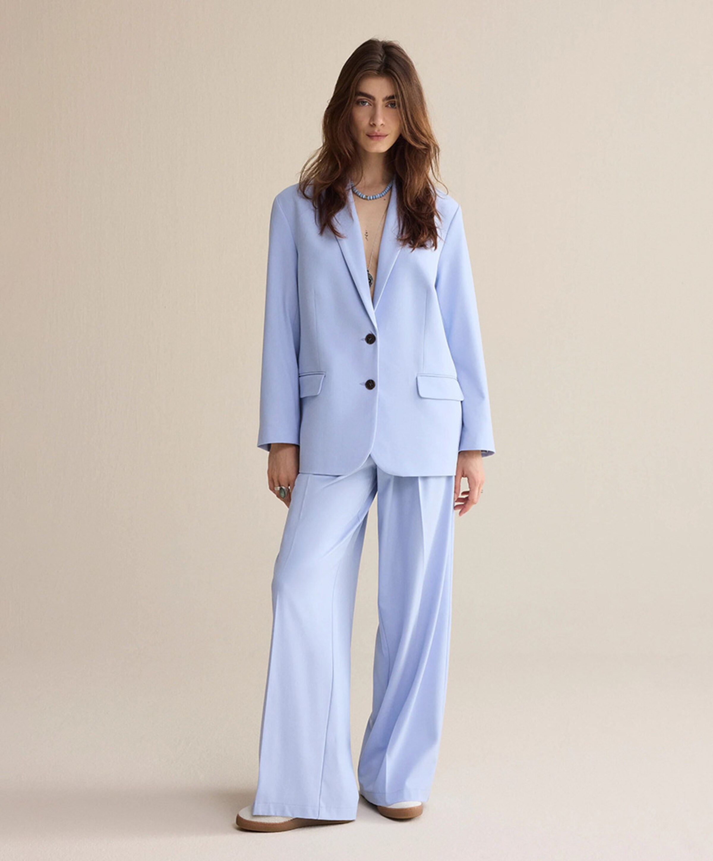 Summum Woman Dames blazer blauw
