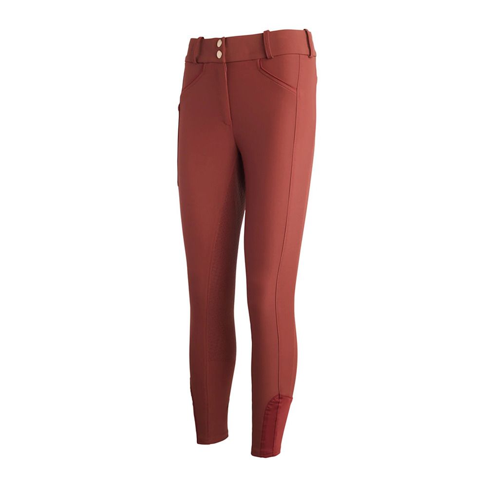 Kingsland KLKADI E-TEC F-GRIP - Pantalon siliconé fond de peau siliconé Femme brown hot chocolate