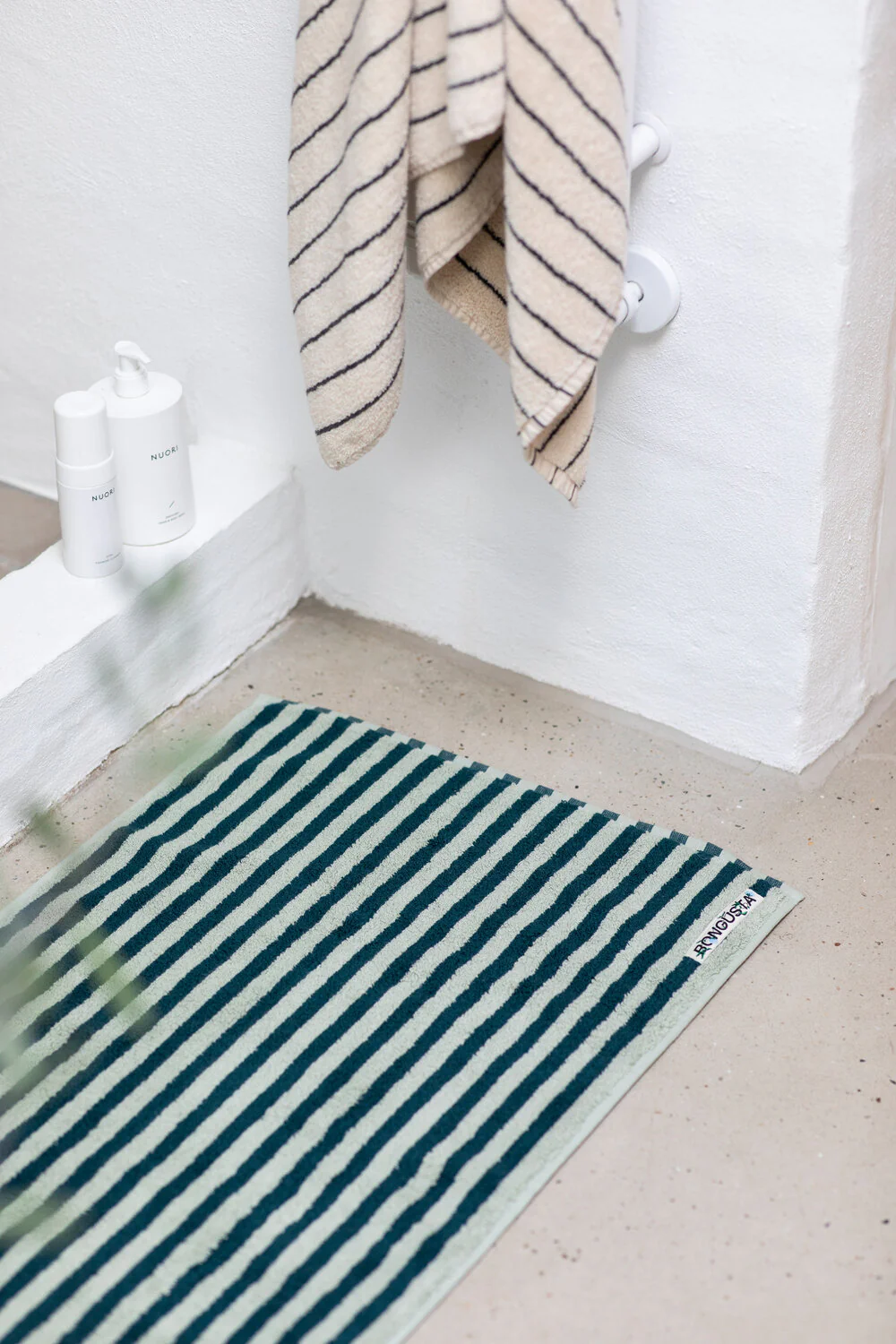 Bongusta  Naram bademåtte - Sea Foam & Deep Teal