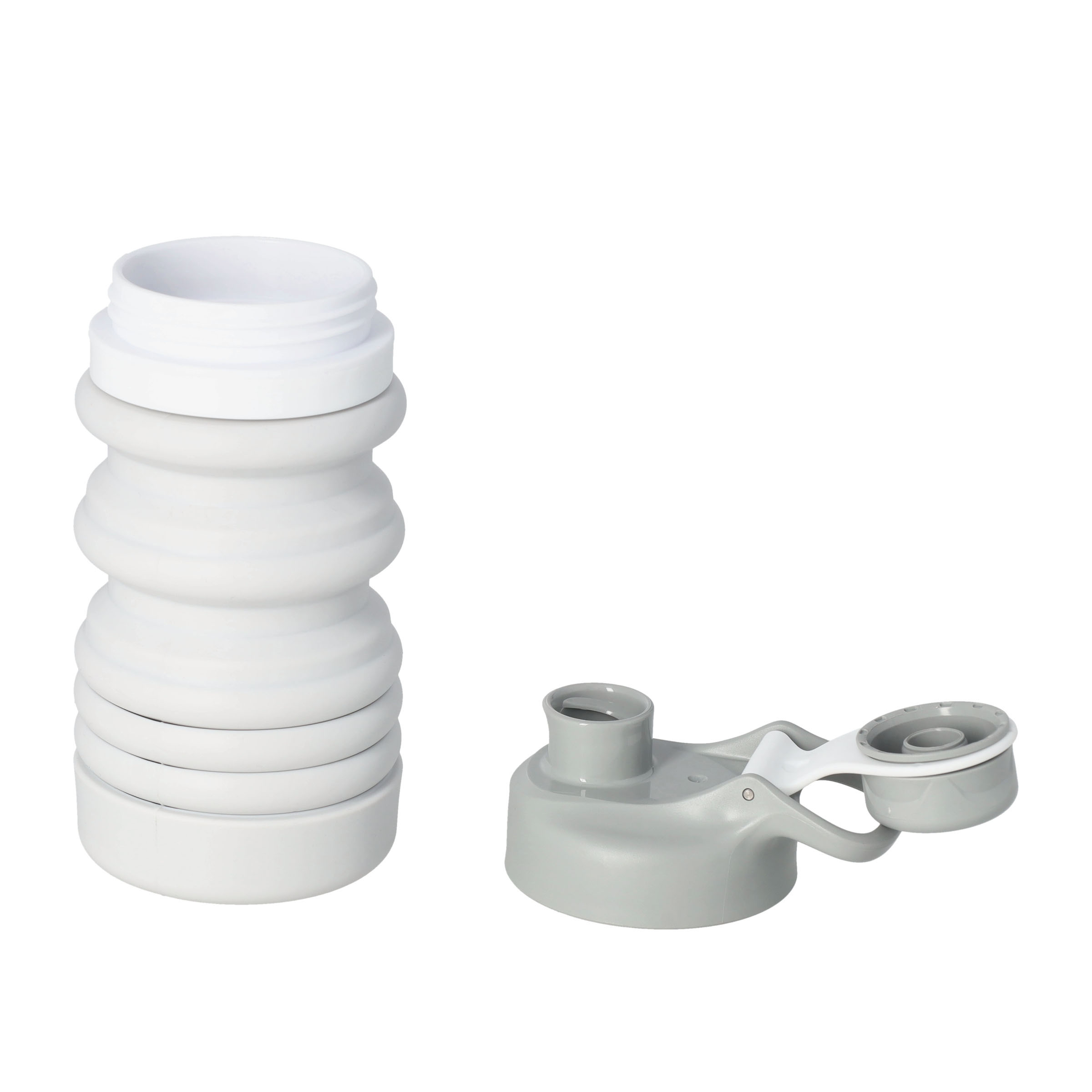 (550ml) Faltbare Trinkflasche Wasserbeutel - Grau