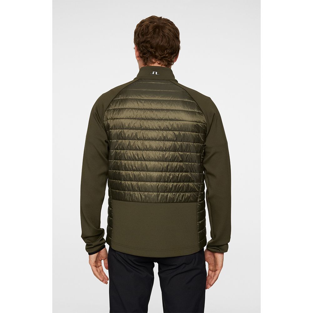 Hayden Quilt Hybrid Jakke Herre Grønn