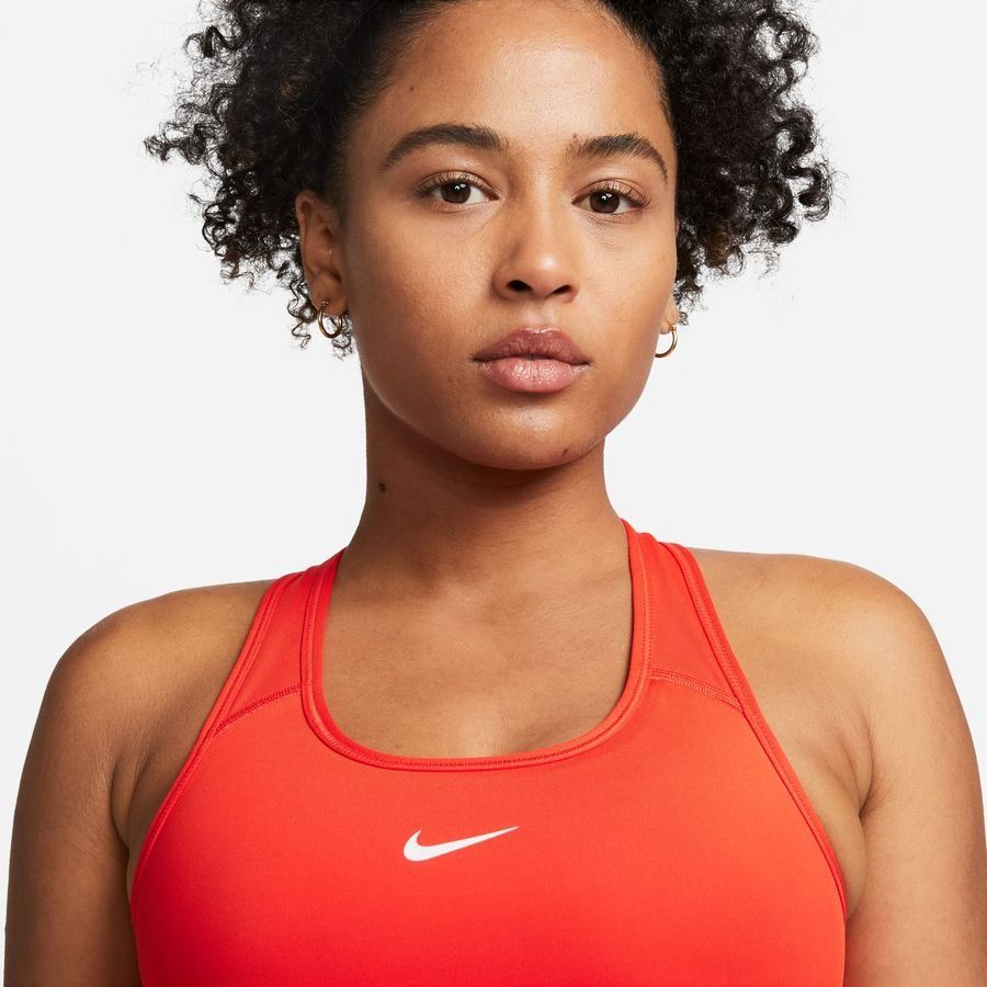 Nike Swoosh Brassière - Rouge/Blanc
