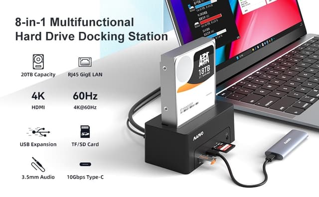 Maiwo USB-C dockingstation 2,5