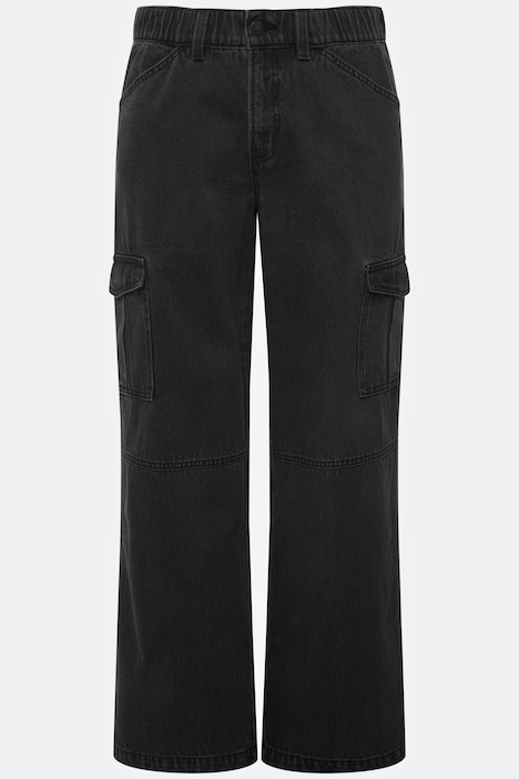 Cargojeans Mandy, weites, gerades Bein, Taschen