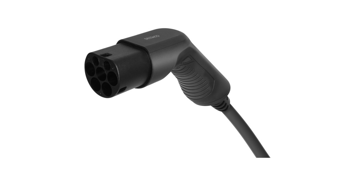 DeltacoEV-32110 e-Charge kabel  (Zwart, 10 meter, 3-fase, 16A, 11KW)