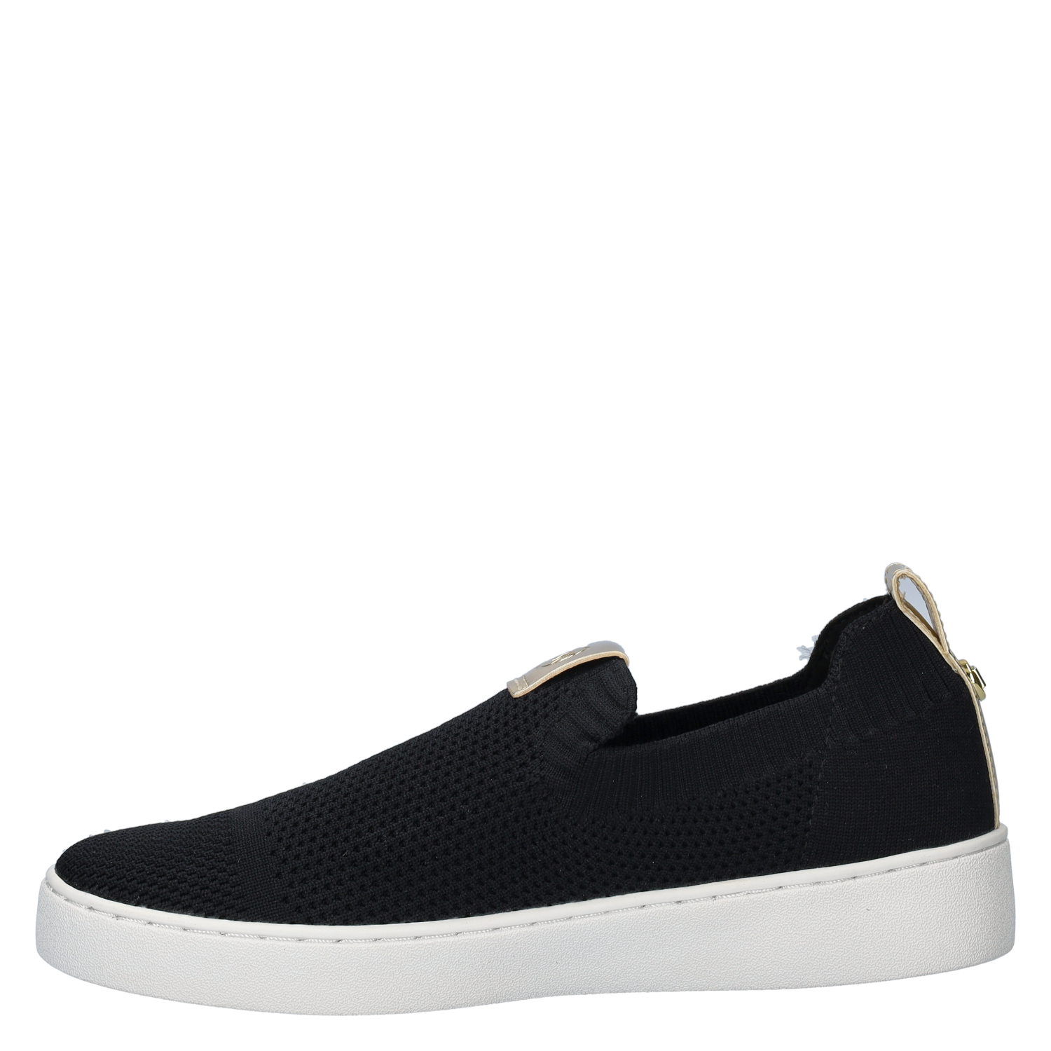 Michael Kors Juno Knit Slip On dames instapper Michael Kors Zwart