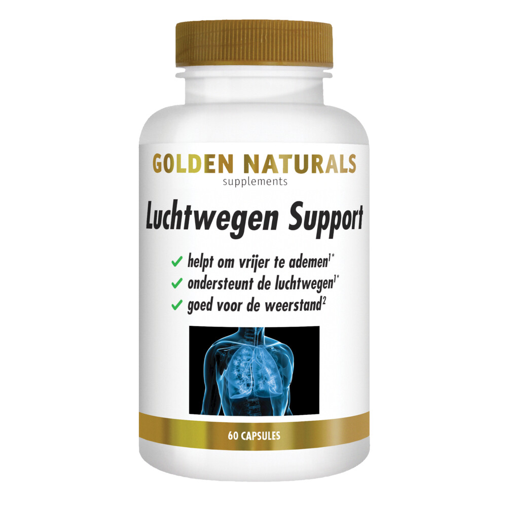 Golden Naturals Luchtwegen Support 60 vegacapsules