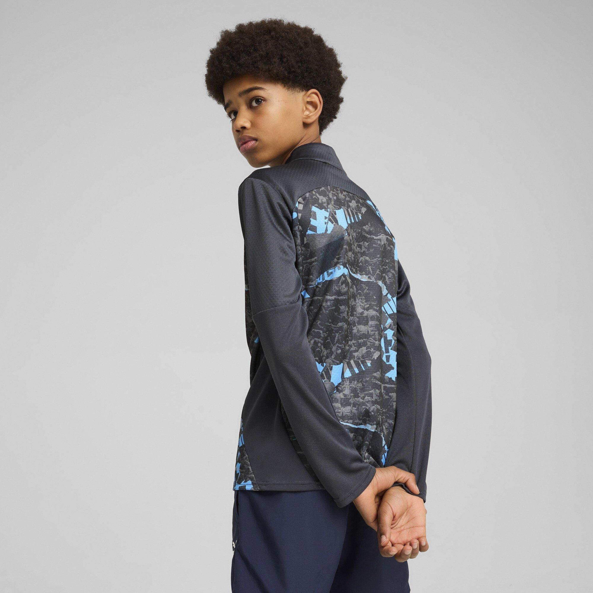 Puma Manchester City Pre Match Quarter Zip Top 2024 2025 Juniors