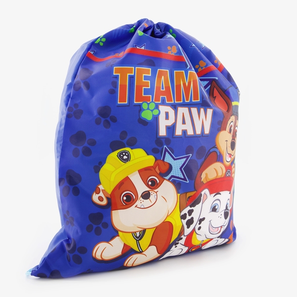 Paw Patrol kinder gymtas blauw