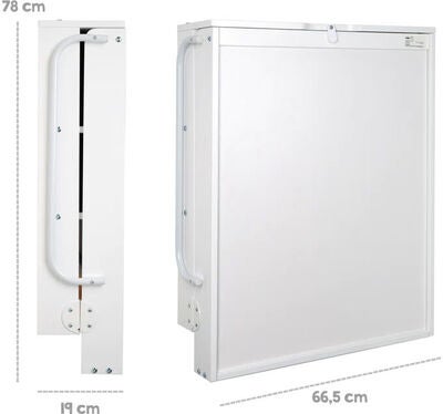 Roba Veggstellebord inkl. Roba Style Stellematte, White/Grey
