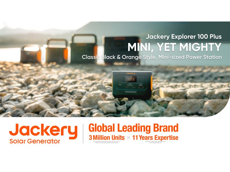 Jackery Power Station Explorer 100 Plus 99.2 Wh Tragbare Powerstation zum Aufladen von bis zu 3 Geräten