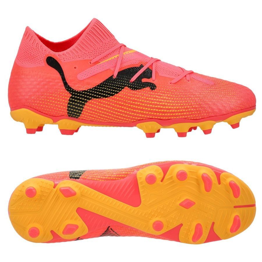 PUMA Future 7 Pro FG/AG Forever Faster - Crépuscule/Noir/Sun Stream Enfant