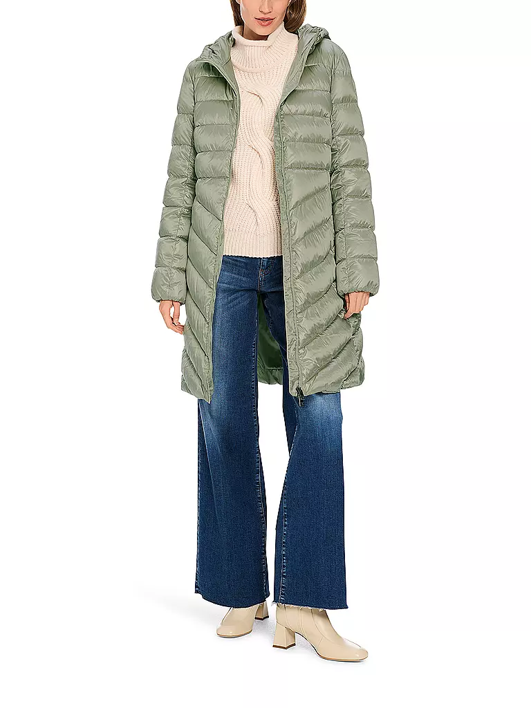 MARC CAIN  Steppmantel grün
