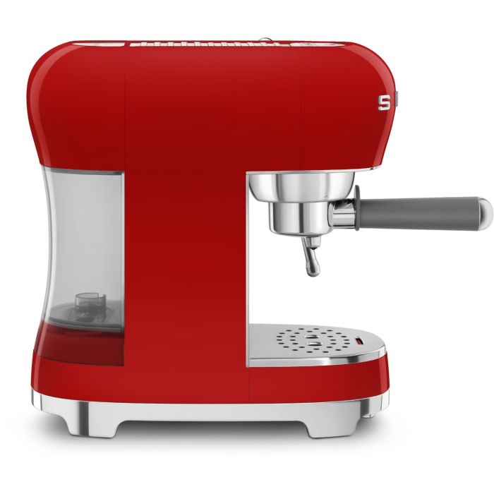 SMEG Espresso-Kaffeemaschine 50's Style ECF02RDEU Rot