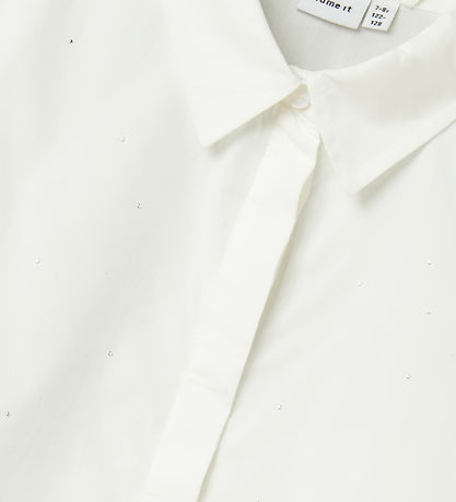 Name It Hemd - NkfOlara - Bright White/Studs