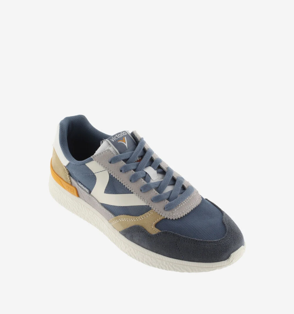 ANIMA - SPORT RETRO Baskets en mesh pour homme MARINO