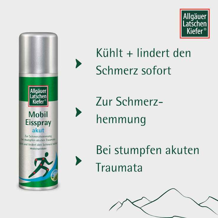 Allgäuer Latschenkiefer Mobil Eisspray Akut, 150 ml
