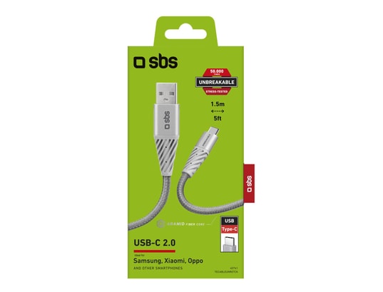 SBS - Câble USB - USB-C ultra resistant