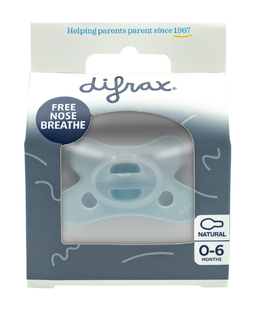 Difrax Fopspeen Natural 0-6 M SE Blue Topaz 1ST
