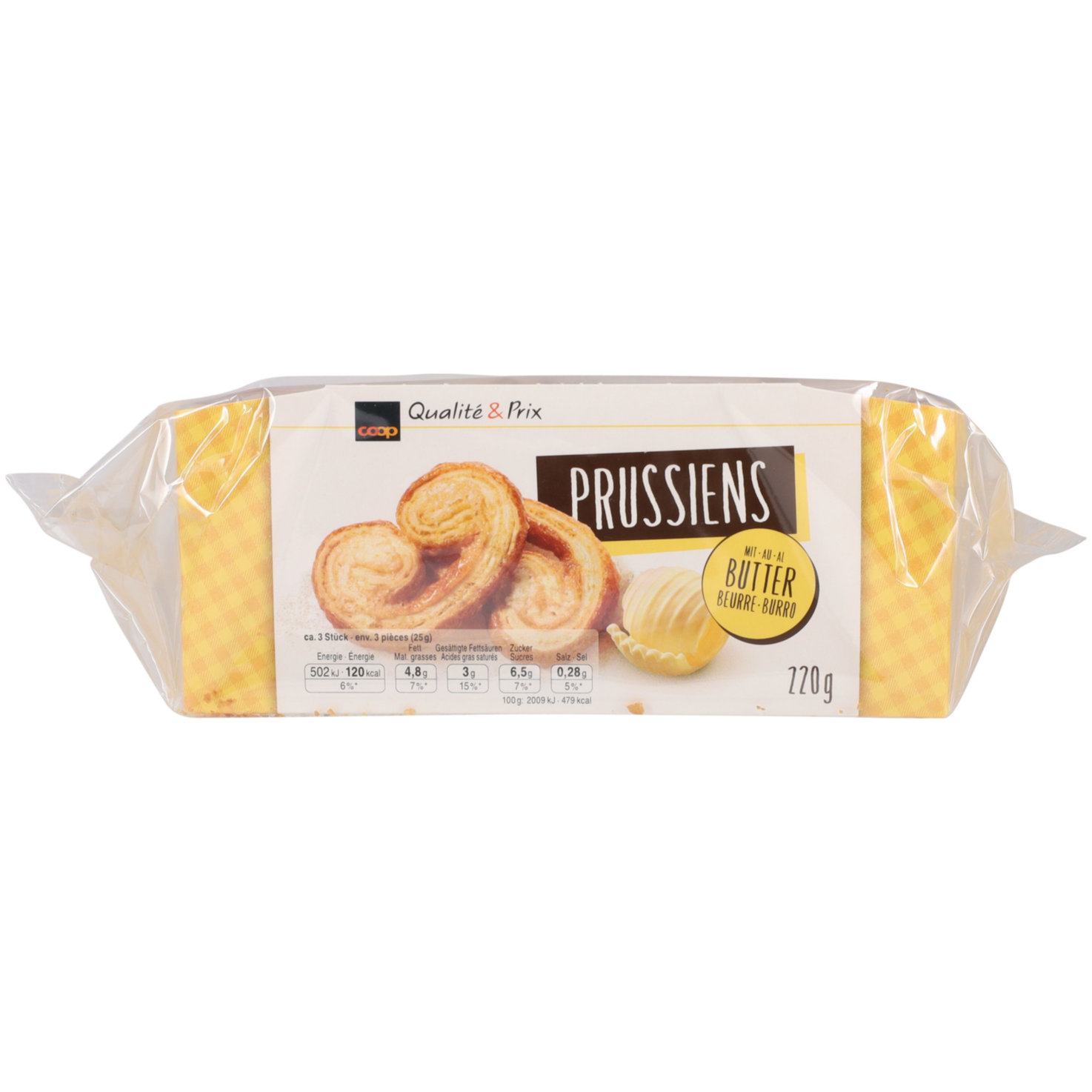 Prussiens mit Butter